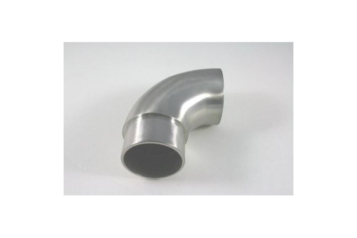 Kolano ślepe, zakończenie poręczy wklejane w rurę Ø 42,4x2 mm szlif