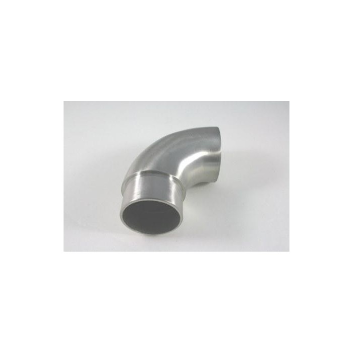 Kolano ślepe, zakończenie poręczy wklejane w rurę Ø 42,4x2 mm szlif