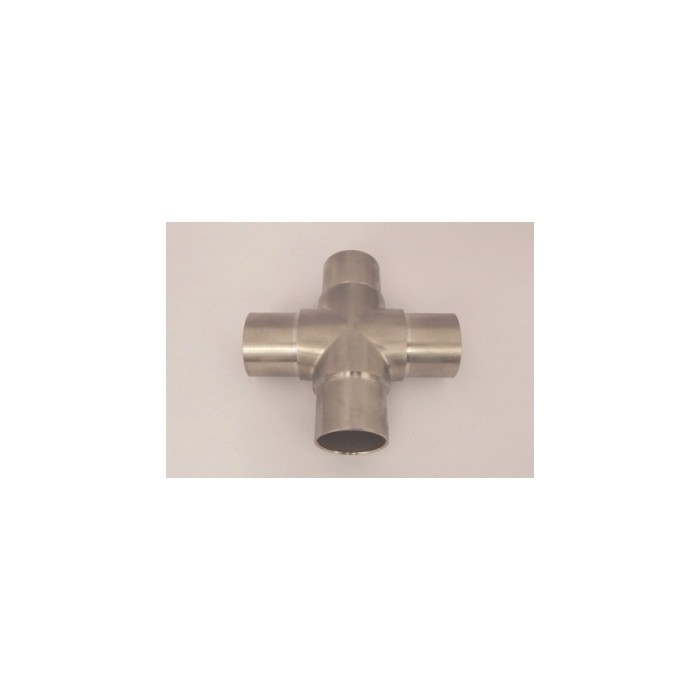 Kolano czwórnik wklejane w rurę Ø 42,4x2 mm szlif