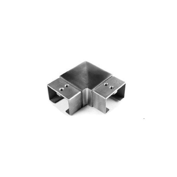 Pochwyt 60x40 mm nakładany na szkło szlif 2,5 mb stal 316