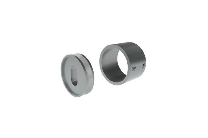 Mocowanie rury Ø 48,3 mm jednopunktowe (STAL 304) SZLIF