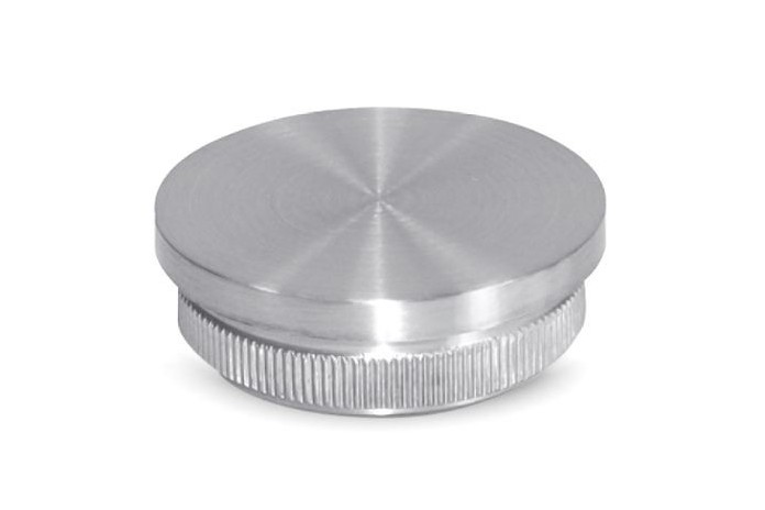 Zaślepka płaska wbijana w rurę Ø 42,4x2 mm poler