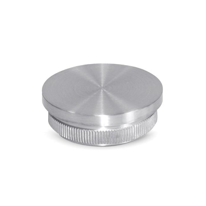 Zaślepka płaska wbijana w rurę Ø 42,4x2 mm poler