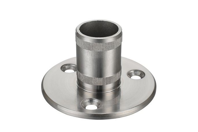Mocowanie rury Ø 42,4 mm trzypunktowe szlif