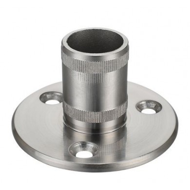 Mocowanie rury Ø 42,4 mm trzypunktowe szlif