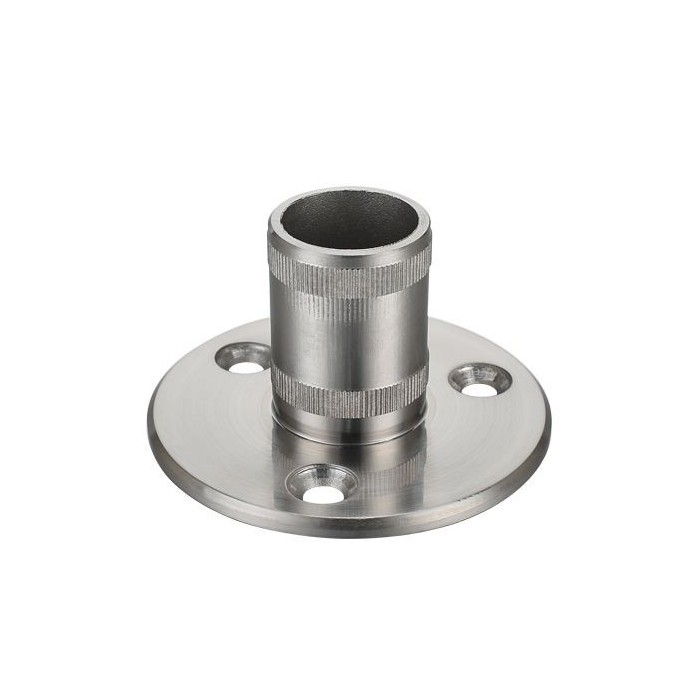 Mocowanie rury Ø 42,4 mm trzypunktowe szlif