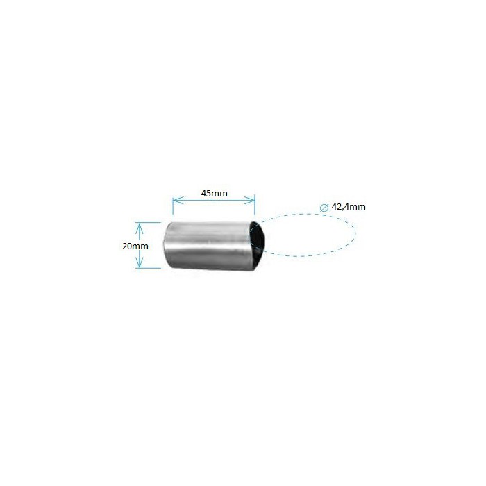 Tulejka dystansowa do rury Ø 42,4 mm szlif