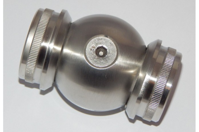 Kolano przegubowe kulowe wbijane w rurę Ø 42,4x2 mm szlif