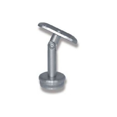 Podpora poręczy Ø 42,4 mm wbijana w słupek Ø 33,7 mm regulowana szlif (STAL 304)