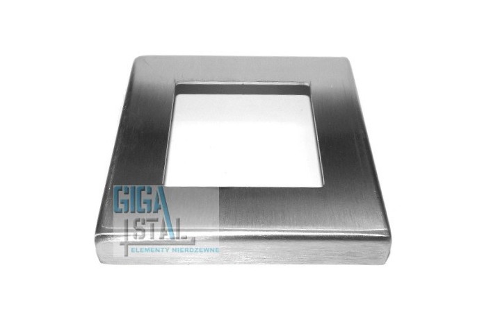 Rozeta maskująca 105x105 mm dla profilu 60x60 mm szlif