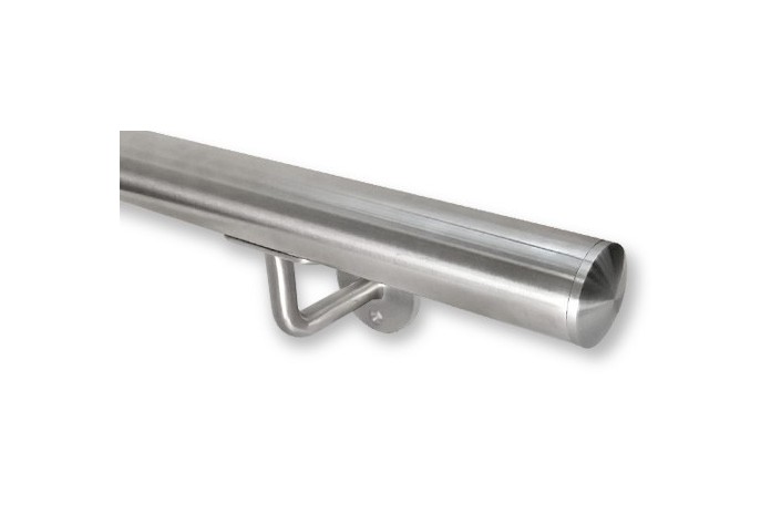 Poręcz z rury 42,4x2 mm długość 750 mm SZLIF
