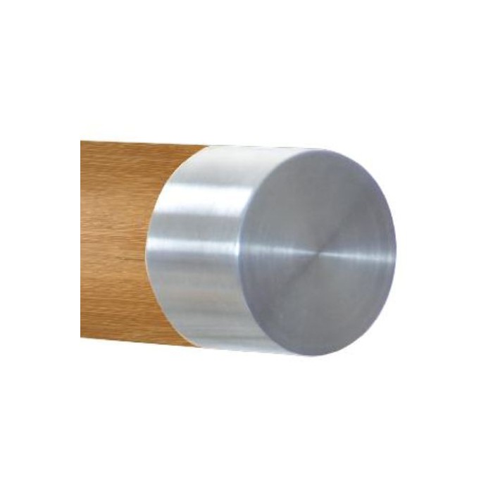 Poręcz dębowa 42,4 mm długość 1250 mm + stal szlifowana