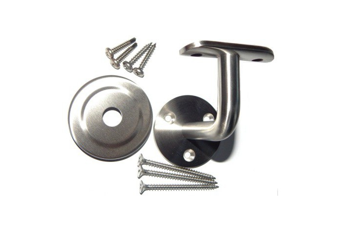 Zestaw - mocowanie poręczy do rury Ø 42,4 mm szlif