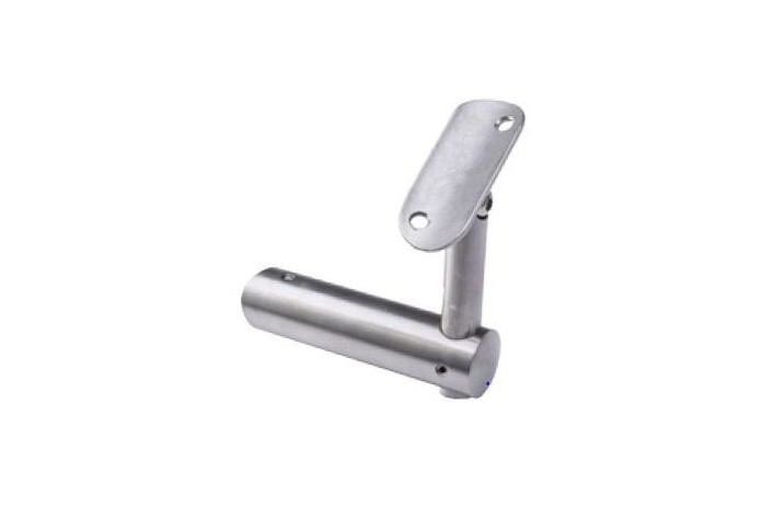 Mocowanie poręczy  Ø 42,4 mm do boku słupka  Ø 42,4 szlif