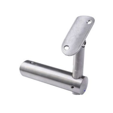 Mocowanie poręczy  Ø 42,4 mm do boku słupka  Ø 42,4 szlif