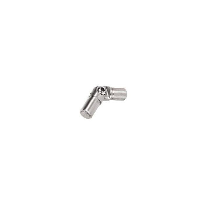 Kolano przegubowe, regulowane wklejane w rurę Ø 16x1,5 mm szlif