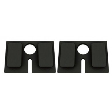 Uchwyt do szkła 45x72x72 mm łączący szlif (STAL 304)