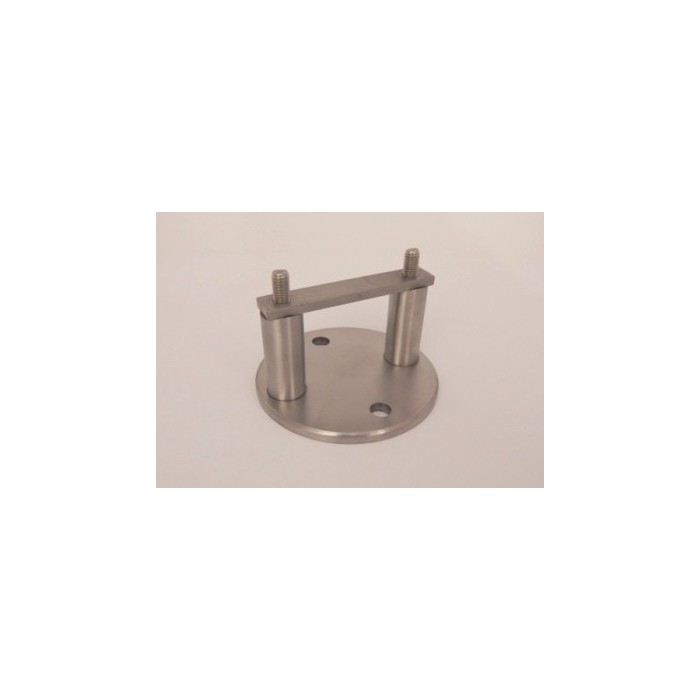 Mocowanie boczne słupka do rury Ø 42,4 mm (STAL 316) SZLIF