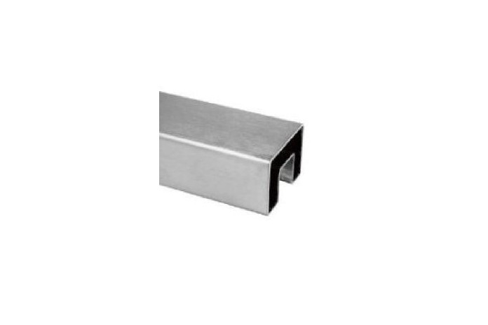 Pochwyt 60x40 mm nakładany na szkło szlif 2,5 mb stal 316