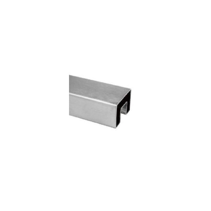 Pochwyt 60x40 mm nakładany na szkło szlif 2,5 mb stal 316