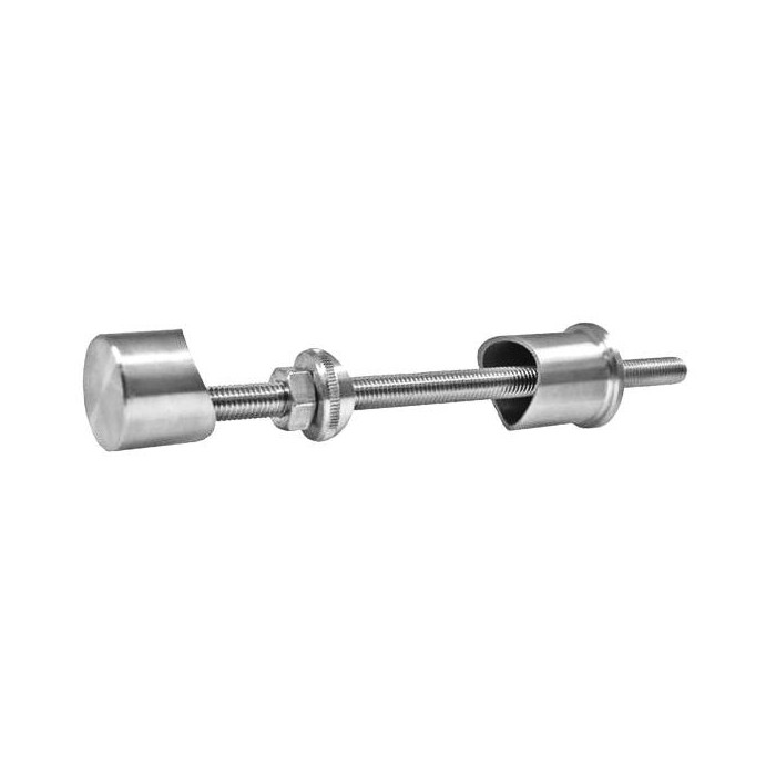 Mocowanie boczne słupka do rury Ø 42,4 mm szlif