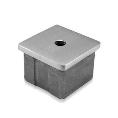 Zaślepka z gwintem M8 wklejana w profil 40x40x2 mm szlif
