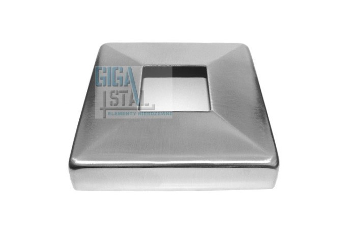 Rozeta maskująca 108x108 mm dla profilu 40x40 mm szlif stal 316