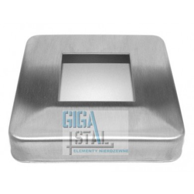 Rozeta maskująca 90x90 mm dla profilu 40x40 mm szlif stal 316