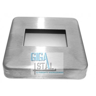 Rozeta maskująca 90x90 mm dla profilu 30x50 mm szlif