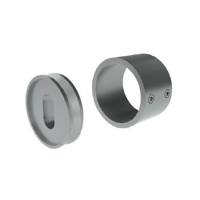 Mocowanie rury Ø42,4mm jednopunktowe (STAL 316) SZLIF