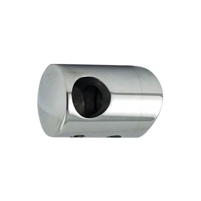 Uchwyt końcowy lewy rurki Ø 16 mm dla słupka Ø 48,3 mm poler