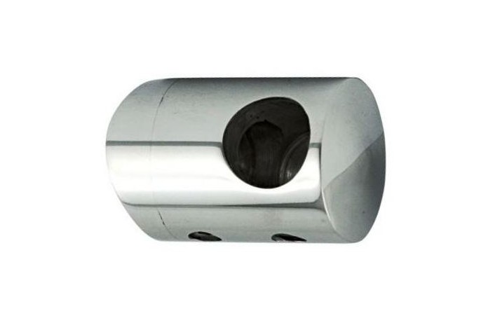 Uchwyt końcowy prawy rurki Ø 16 mm dla słupka Ø 48,3 mm poler
