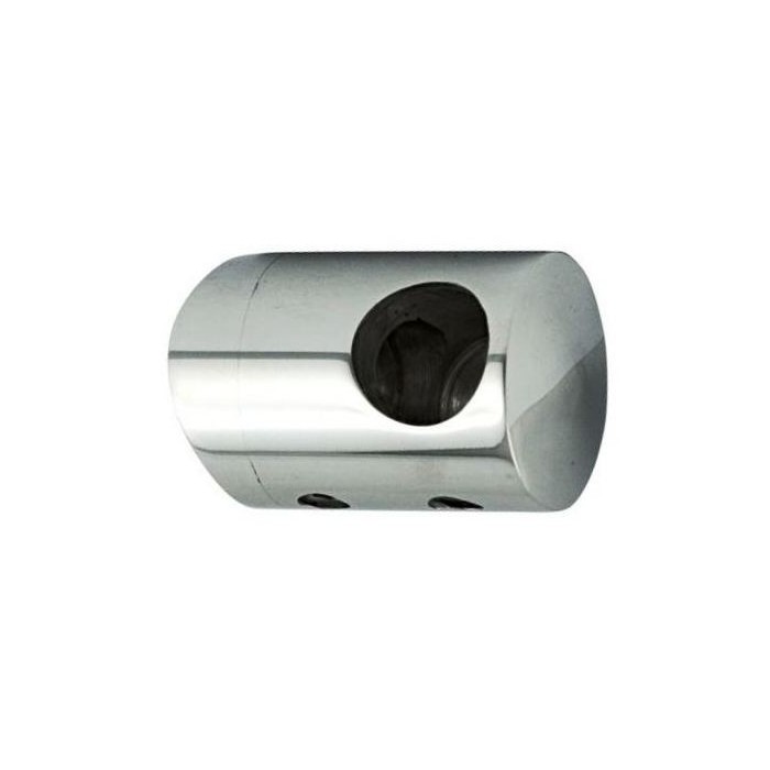 Uchwyt końcowy prawy rurki Ø 16 mm dla słupka Ø 48,3 mm poler