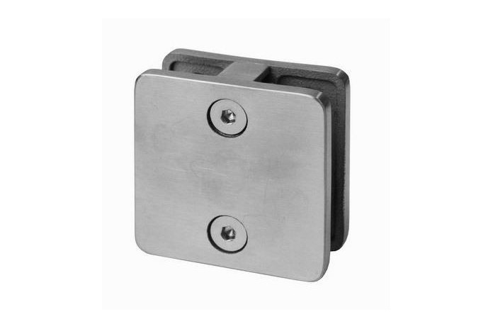Uchwyt łączący do montażu czołowego 60x60 mm do 42,4 szlif (STAL 316)