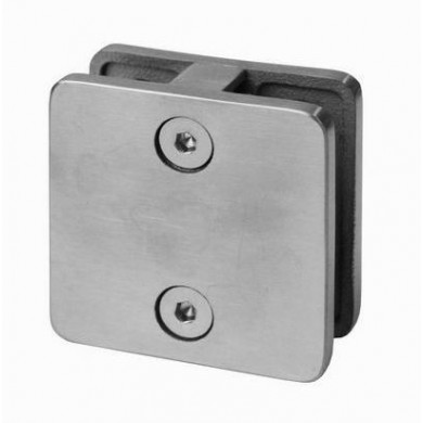Uchwyt łączący do montażu czołowego 60x60 mm do 42,4 szlif (STAL 316)
