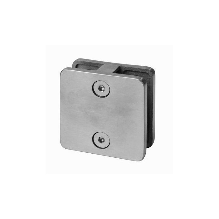 Uchwyt łączący do montażu czołowego 60x60 mm do 42,4 szlif (STAL 316)