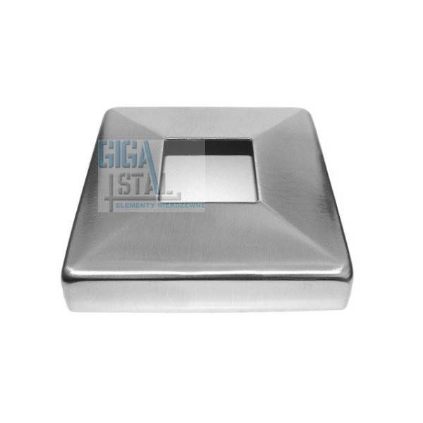 Rozeta maskująca 105x105 mm dla profilu 60x60 mm szlif