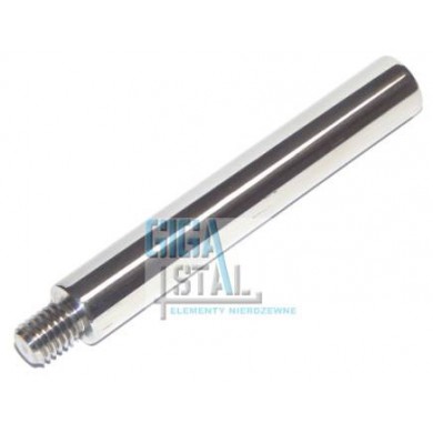 Podpora poręczy/pręt Ø 14x75 mm gwint M6/M8 stała poler