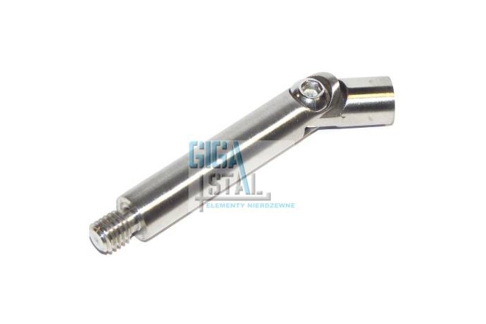 Podpora poręczy/pręt Ø 12x100 mm gwint M6/M8 regulowana szlif