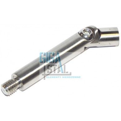 Podpora poręczy/pręt Ø 12x100 mm gwint M6/M8 regulowana szlif