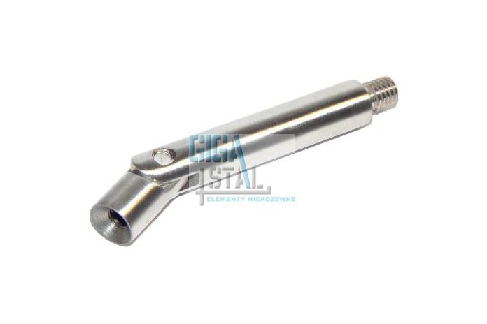 Podpora poręczy/pręt Ø 12x100 mm gwint M6/M8 regulowana szlif