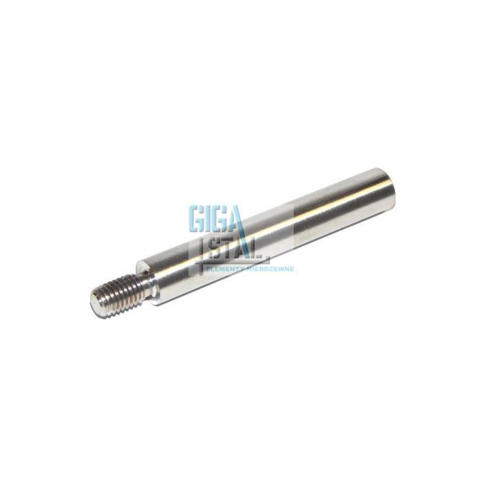 Podpora poręczy/pręt Ø 12x120 mm gwint M6/M8 stała szlif
